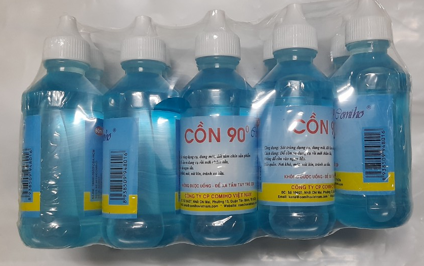Cồn 90 Xanh (lốc 10c/c60ml)