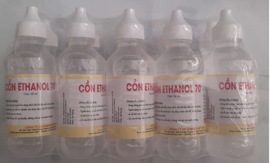 Cồn 70 Trắng (lốc 10c/c60ml)