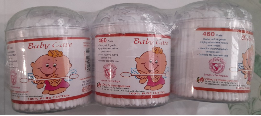 TĂM BÔNG HŨ OANH MY EM BÉ ( hũ 460q)