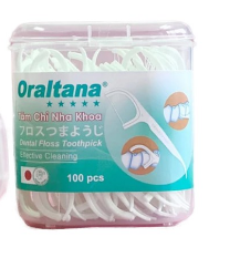 	Tăm Chỉ Nha Khoa Oraltana hộp (h100c)(PC)