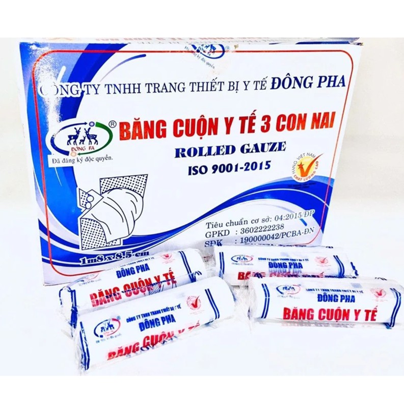 Băng cuộn y tế 1.2x0.07 cm (h50c)(PC)