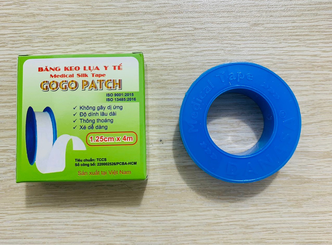 BĂNG KEO LỤA GOGO PATCH 1,25CM X 4M (h1c)