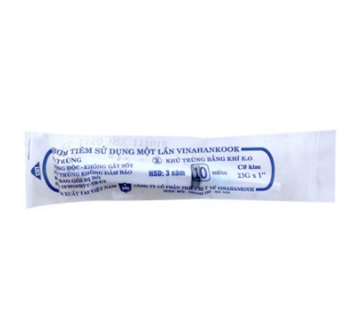 Bơm Tiêm 10cc 23G ống(PC)