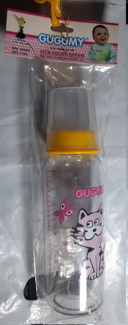 BÌNH SỮA KHÔNG QUAI C250ML(BT)