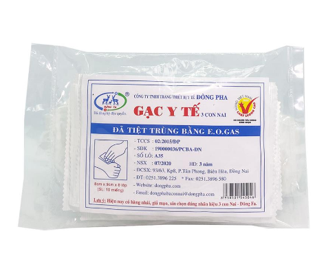 GẠC Y TẾ 8X9 (bịch 10m)(PC)