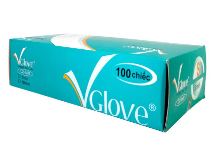 Găng tay có bột Vglove S (h100c)