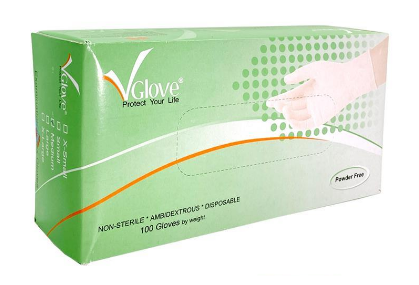 Găng tay không bột Vglove L (h100c)(PC)