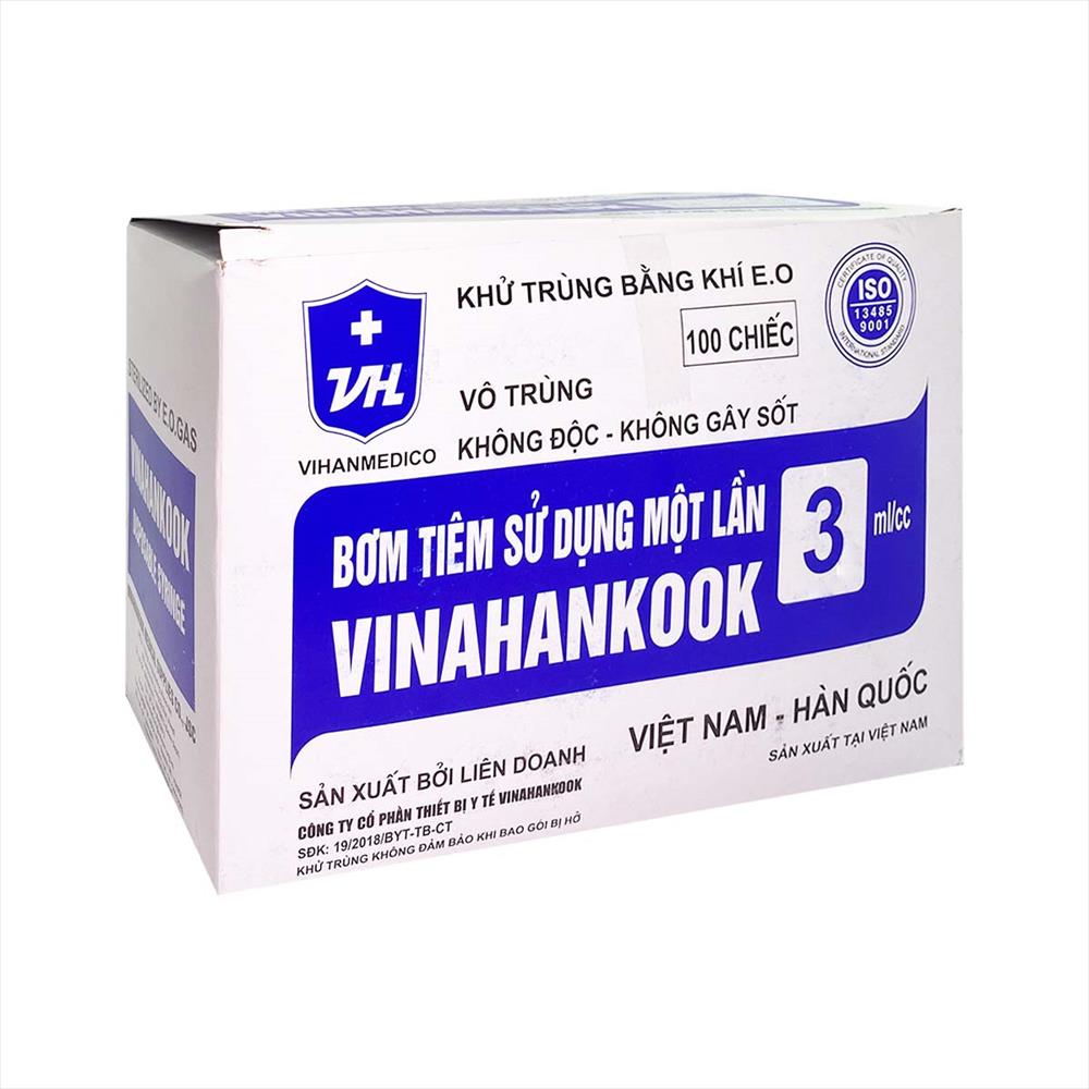 Bơm Tiêm 3cc 23G h100ống(PC)