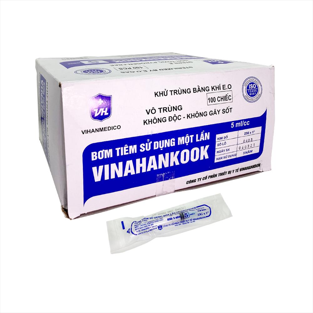 Bơm Tiêm 5cc 23G h100ống(PC)