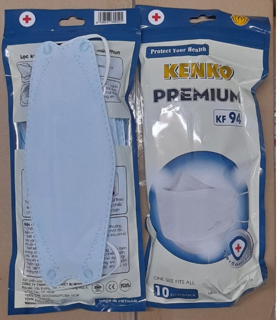 Khẩu trang KF94 KENKO xanh (th 30b)