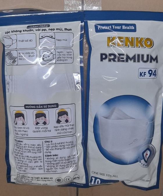 Khẩu trang KF94 KENKO trắng (th 30b)