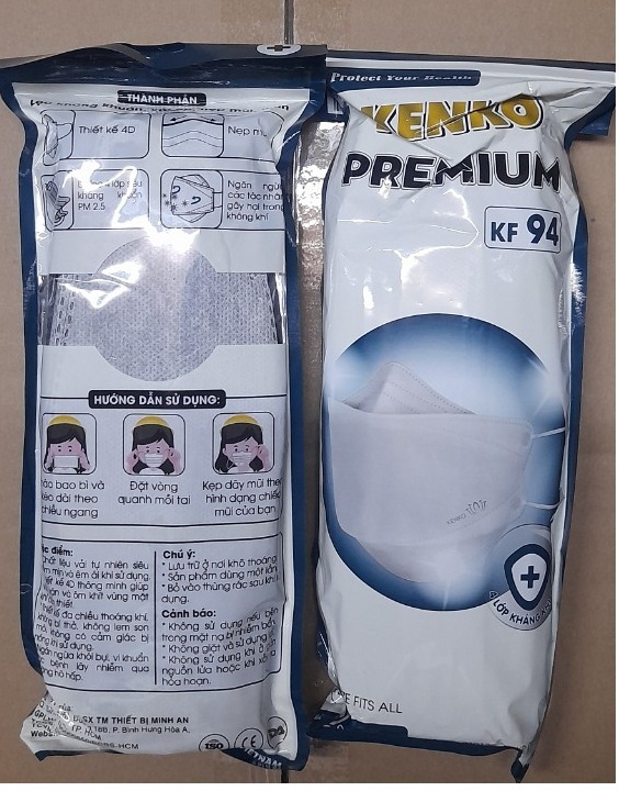 Khẩu trang KF94 KENKO xám (th 30b)