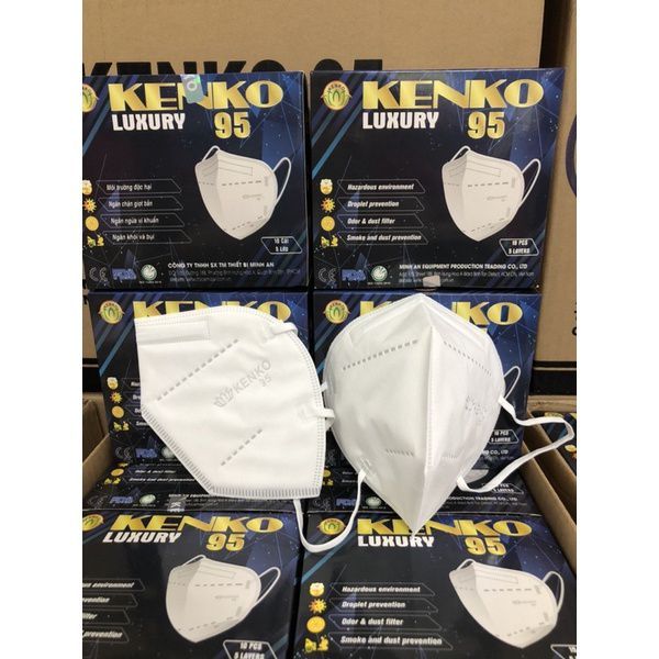Khẩu Trang N95 Kenko (5lớp) kháng khuẩn(h10c)