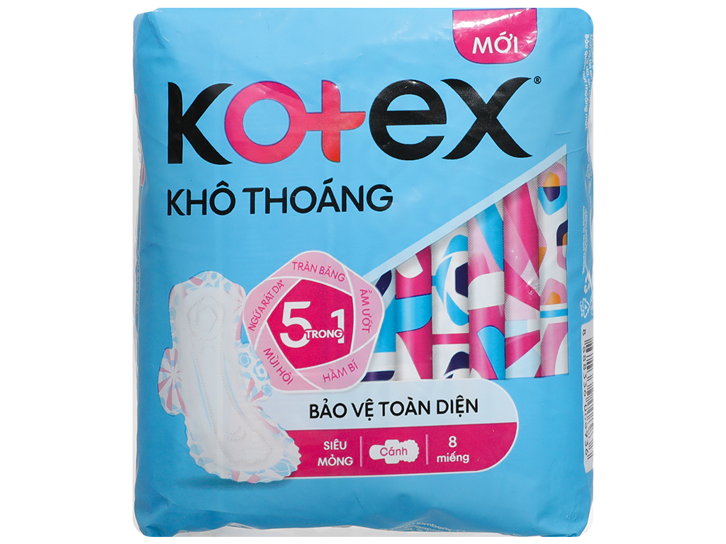 BVS Kotex siêu mỏng cánh 8 miếng (lốc 8 b)