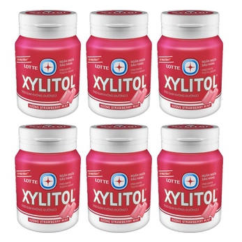 Kẹo Xylitol hương dâu (lốc 6h)(BT)